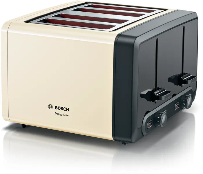 Bosch 4 Slot Toaster - Cream | TAT4P447GB