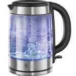 Russell Hobbs Illuminating Glass Kettle in Black 21600