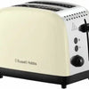 Russell Hobbs Stainless Steel 2 Slice Toaster - Cream | 26551