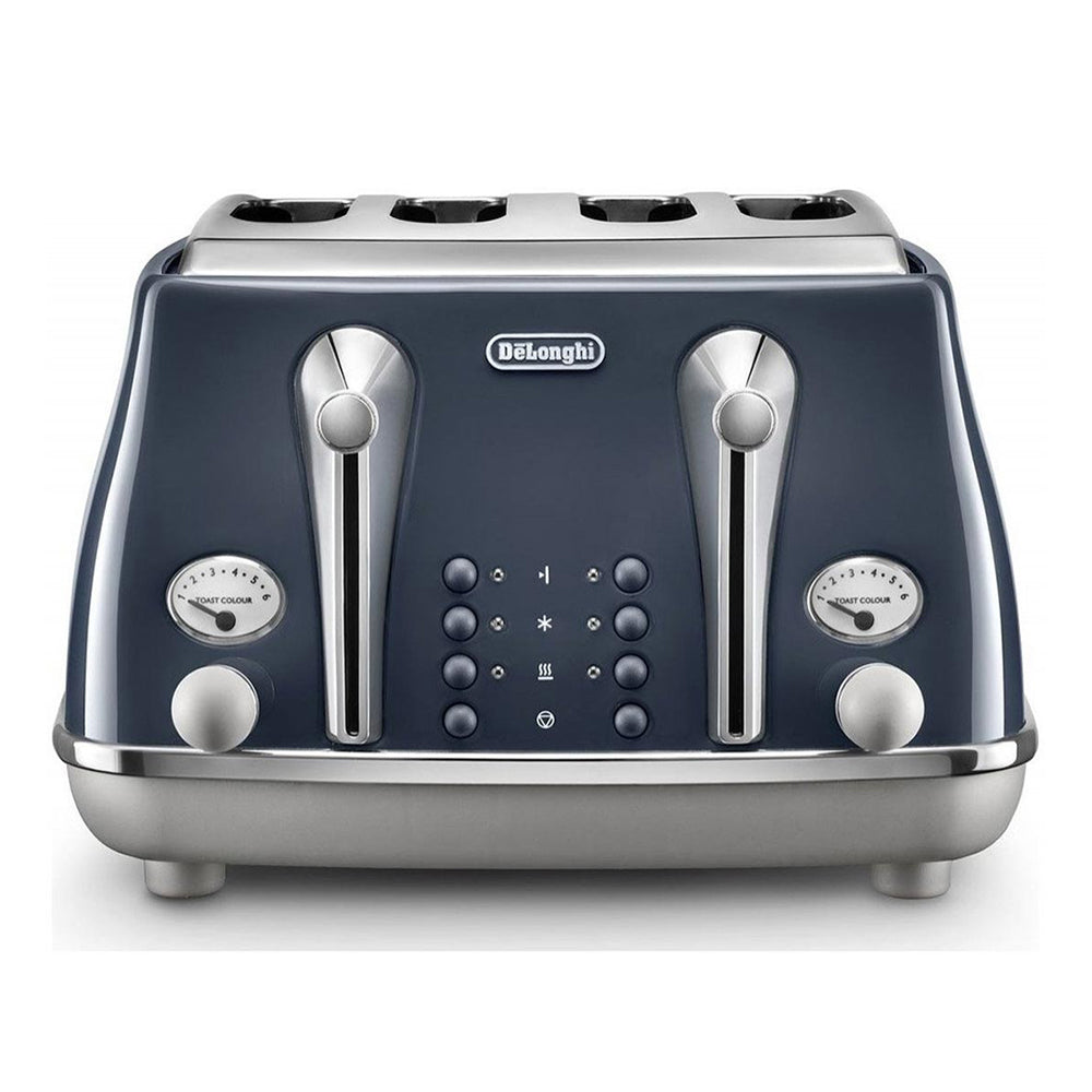 DeLonghi Icona Capitals 4 Slice Toaster - Blue | CTOC4003.BL