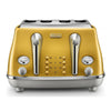 DeLonghi Icona Capitals 4 Slice Toaster - Yellow | CTOC4003.Y