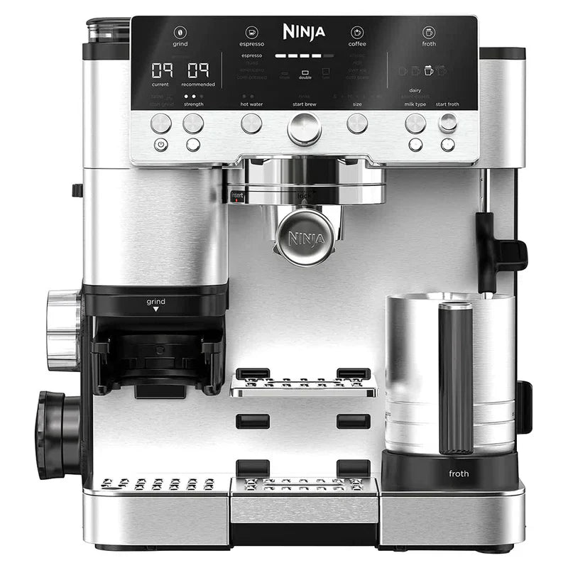 Ninja Luxe Cafe Premier Espresso Machine - Black & Stainless Steel | ES601UKBK