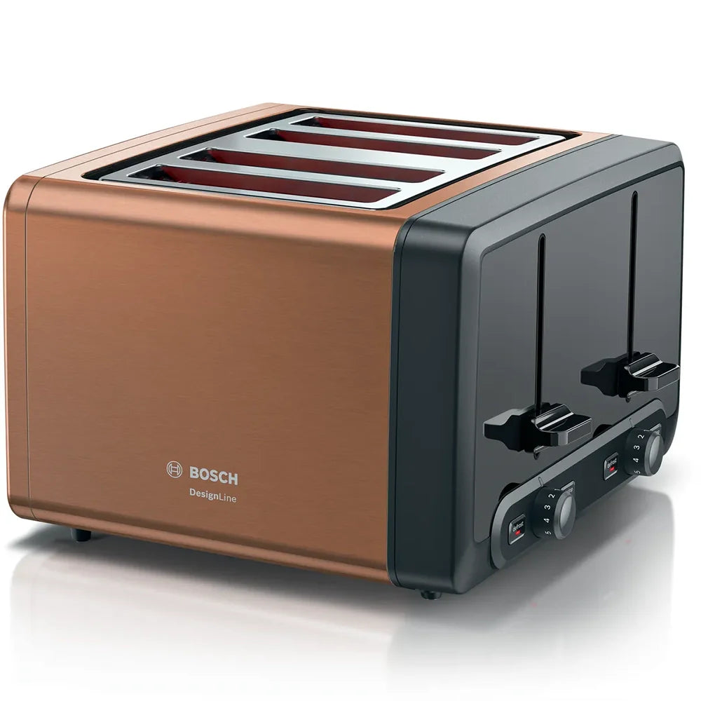 Bosch DesignLine Toaster - Copper | TAT4P449GB