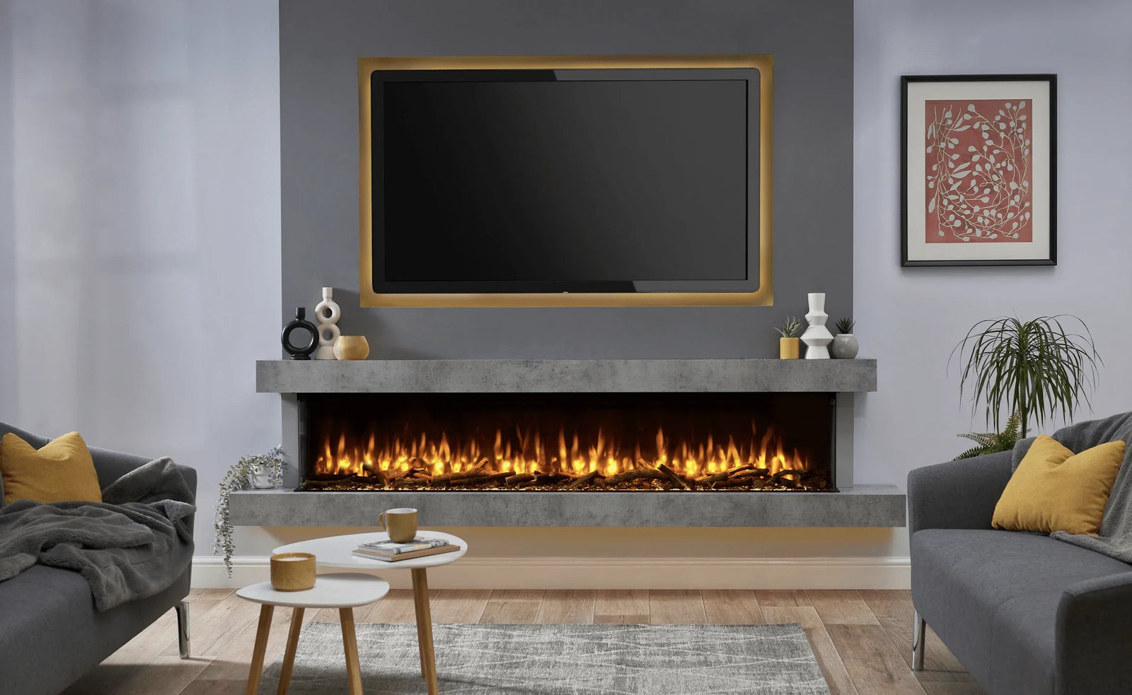 Charlton & Jenrick i-Range Slimline Electric Fire | I2000E