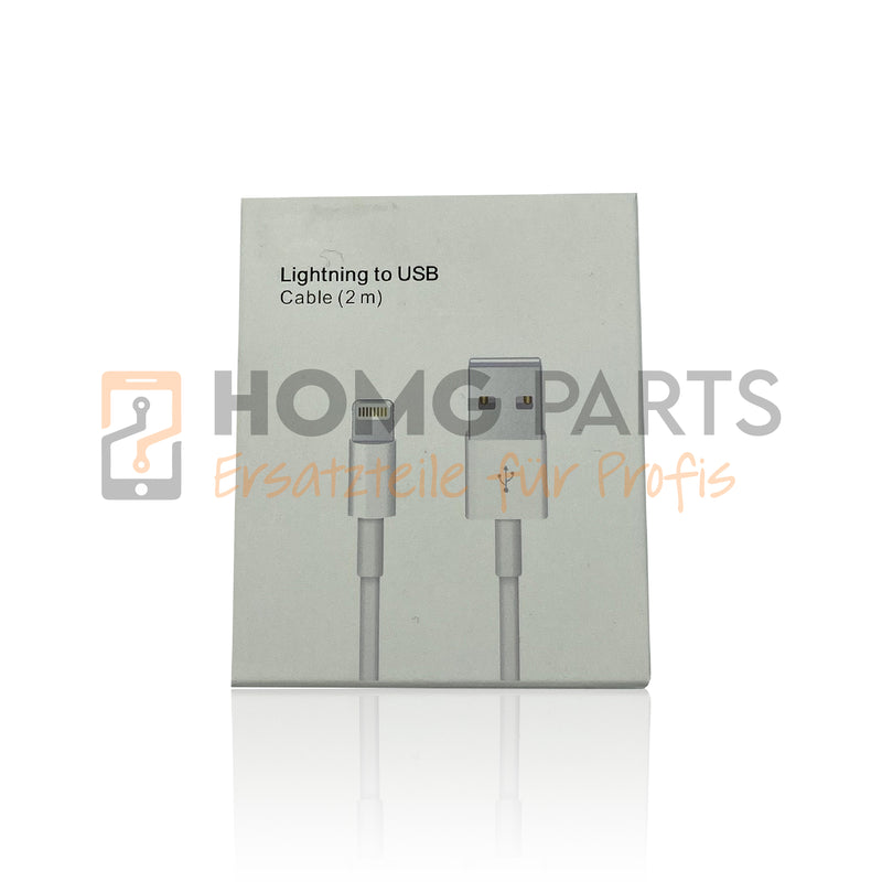 Lightning to USB  Kabel Cable 2 m Ladekabel für Apple iPhone iPad (OEM)
