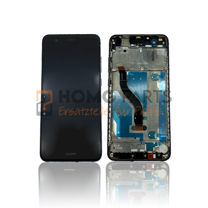 Huawei P10 Lite Display (OEM) LCD Glas Touchscreen Komplettset mit Rahmen  Schwarz NEU