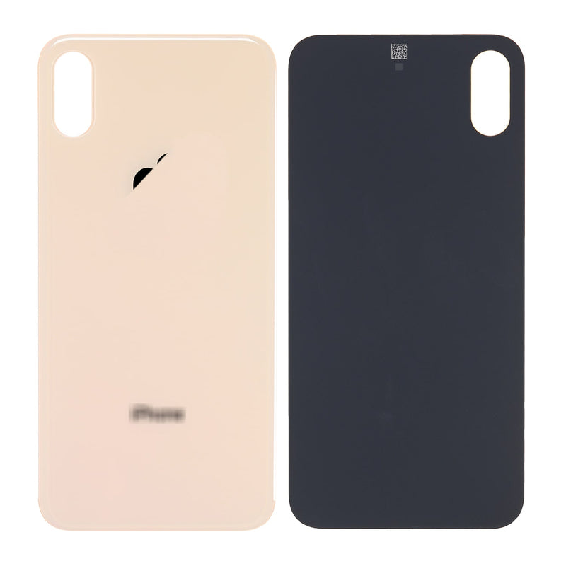 iPhone Xs Backcover Glas - Big Hole