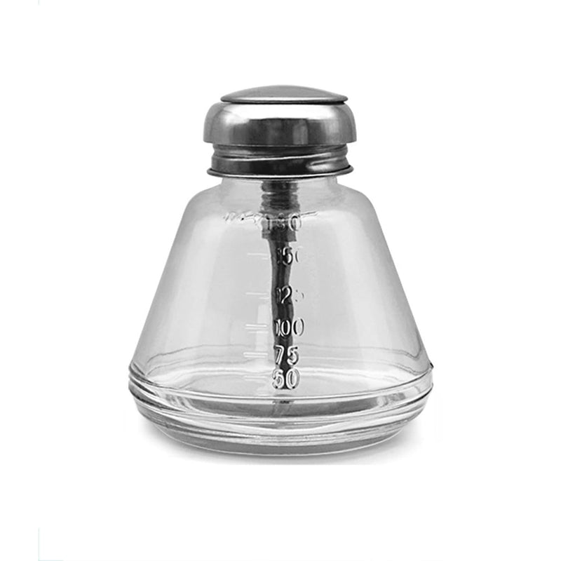 Transparenter Glas Flüssigkeit Spender Flasche Isopropanol 150ml